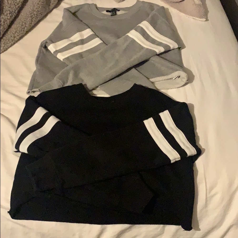 Two Cropped sweaters